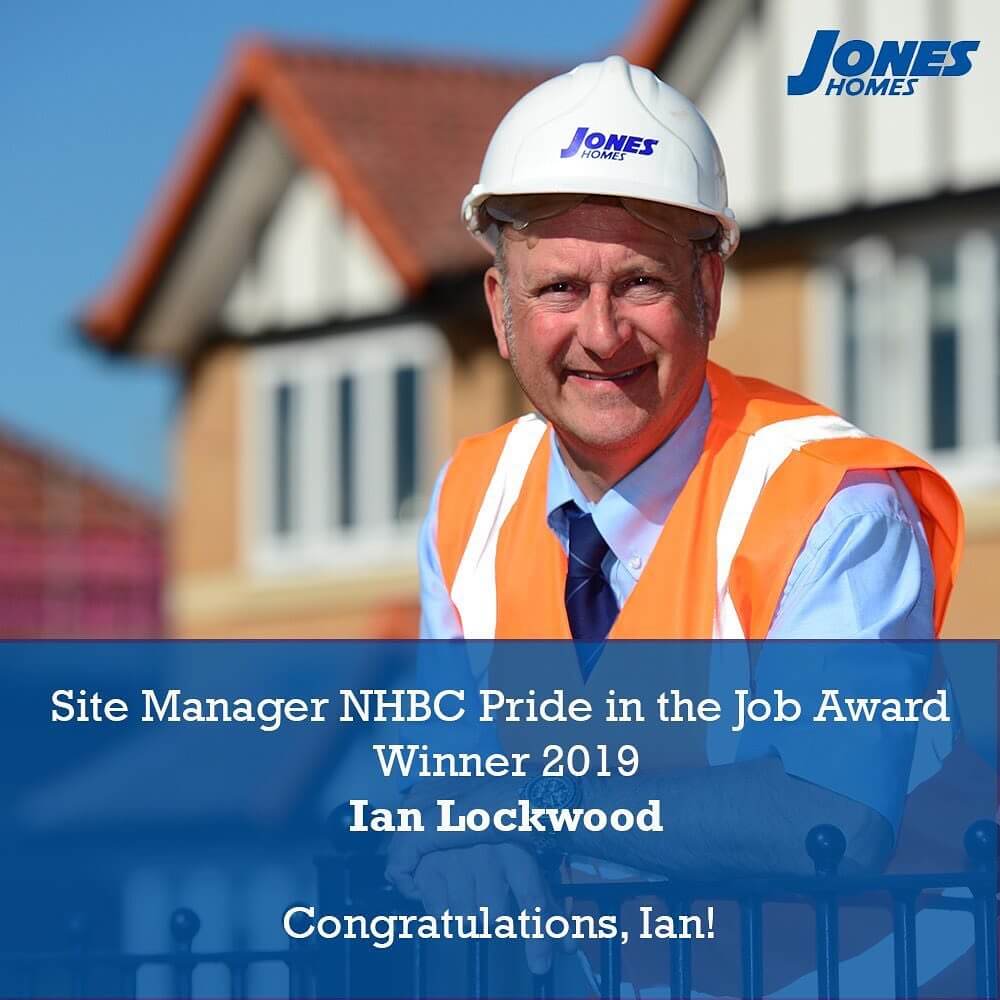 Exciting news from Harworth! Congratulations Ian Lockwood, from all of us at Jones Homes.

#joneshomes #joneshome #joneshomesuk #congratulations #proud #property #award