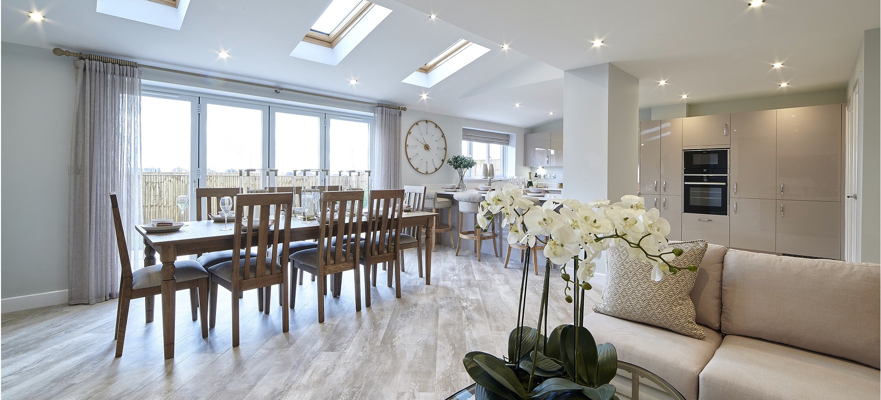The Bentley at Cavendish Park in Bolsover. Open plan living.