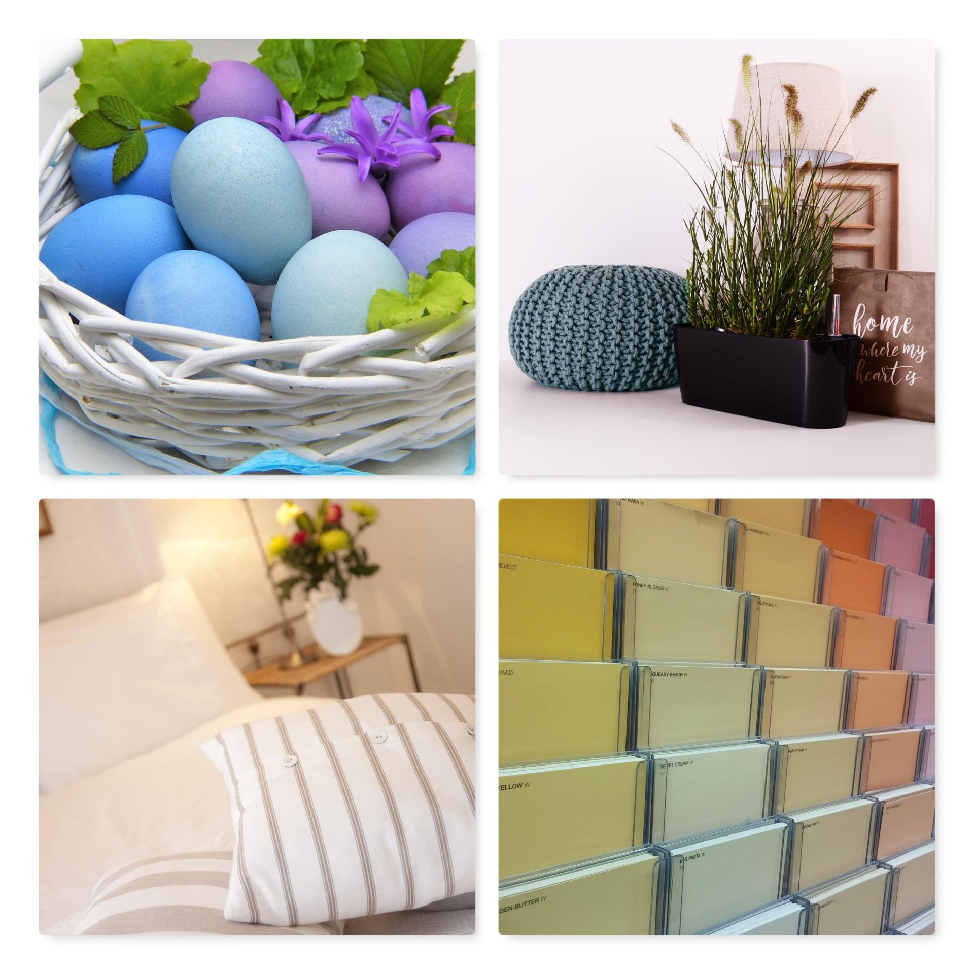 4 spring decorating idea images to use for inspiration