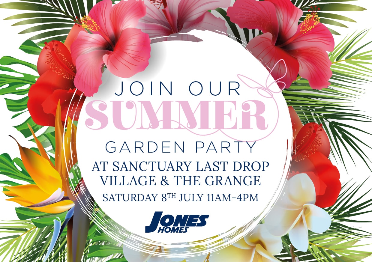 Summer Garden Party Events at Jones Homes Bolton Developments