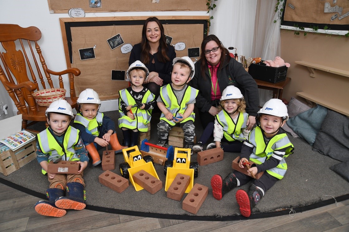 Children in Maltby enjoy construction play thanks to Jones Homes’ donation