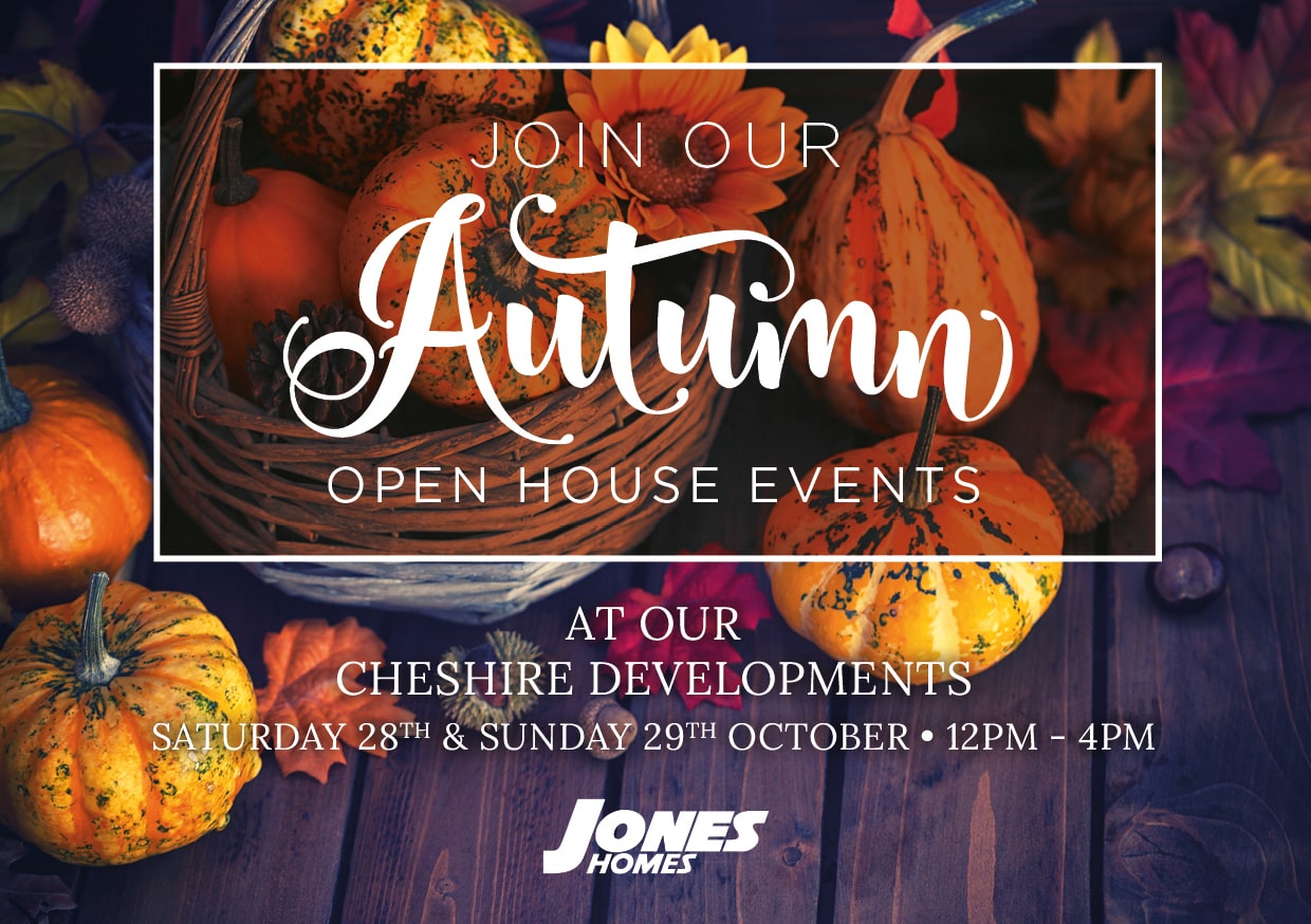 Autumn Festivities & Open House Events at Jones Homes Cheshire Developments
