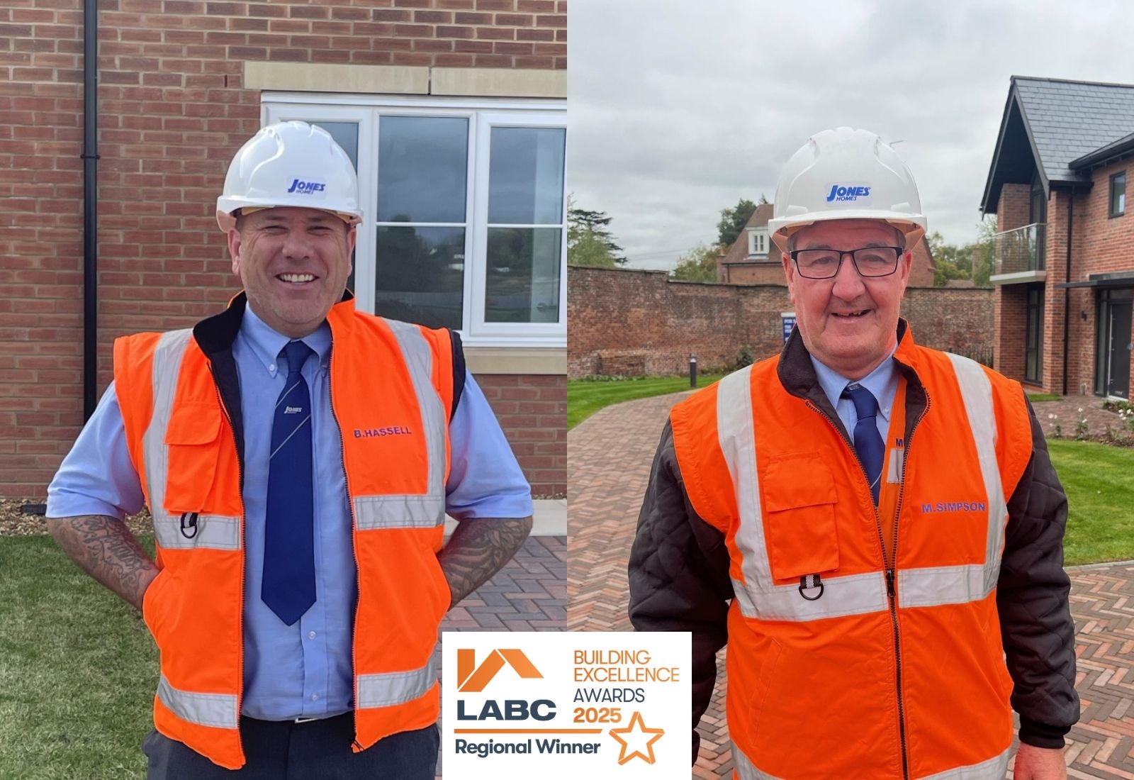 Jones Homes duo win coveted industry award in the North West Jones Homes duo win coveted industry award in the North West